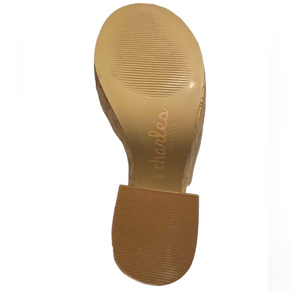 CHARLES by CHARLES DAVID Ditzy Platform Cork Sandal 9.5 - Picture 8 of 8